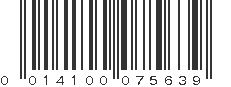 UPC 014100075639