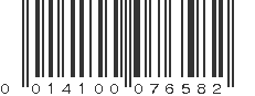 UPC 014100076582