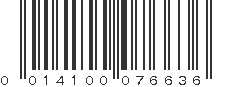 UPC 014100076636