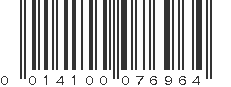 UPC 014100076964