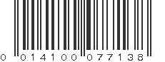 UPC 014100077138