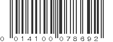 UPC 014100078692