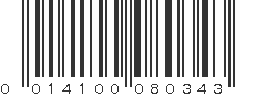 UPC 014100080343