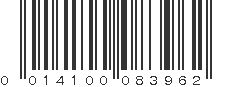 UPC 014100083962