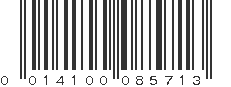 UPC 014100085713