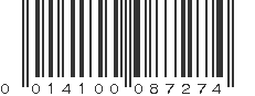 UPC 014100087274