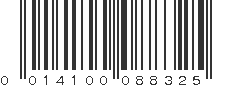 UPC 014100088325