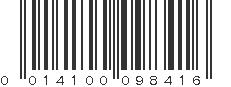 UPC 014100098416