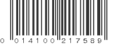 UPC 014100217589