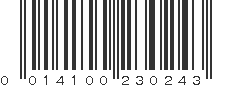 UPC 014100230243