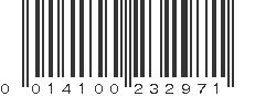 UPC 014100232971