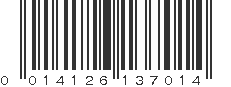 UPC 014126137014