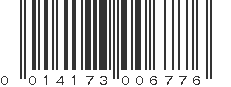 UPC 014173006776