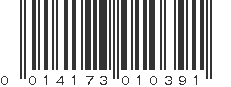 UPC 014173010391