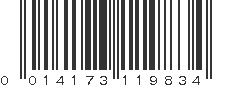 UPC 014173119834