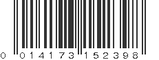 UPC 014173152398