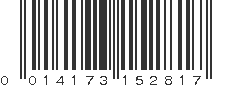 UPC 014173152817