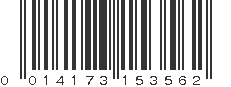 UPC 014173153562