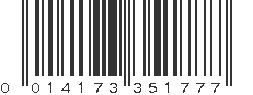 UPC 014173351777