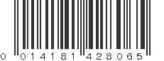 UPC 014181428065