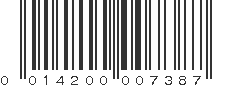 UPC 014200007387