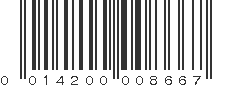 UPC 014200008667