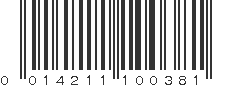 UPC 014211100381