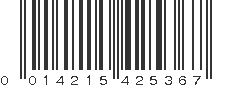 UPC 014215425367