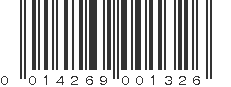 UPC 014269001326