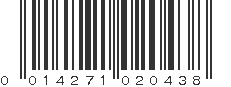 UPC 014271020438