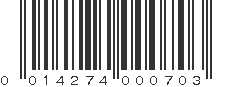 UPC 014274000703