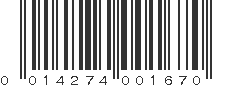 UPC 014274001670