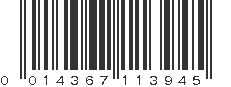 UPC 014367113945