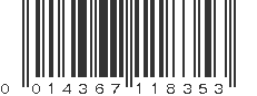 UPC 014367118353