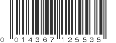 UPC 014367125535