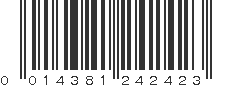 UPC 014381242423