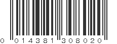 UPC 014381308020