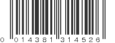 UPC 014381314526