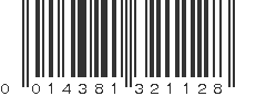 UPC 014381321128