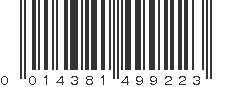 UPC 014381499223