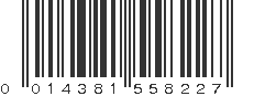 UPC 014381558227