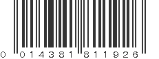 UPC 014381811926