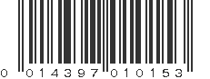 UPC 014397010153