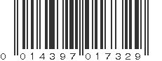 UPC 014397017329