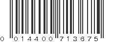 UPC 014400713675