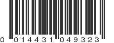 UPC 014431049323