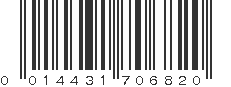 UPC 014431706820