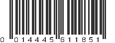 UPC 014445611851