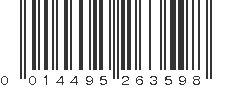 UPC 014495263598