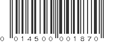 UPC 014500001870